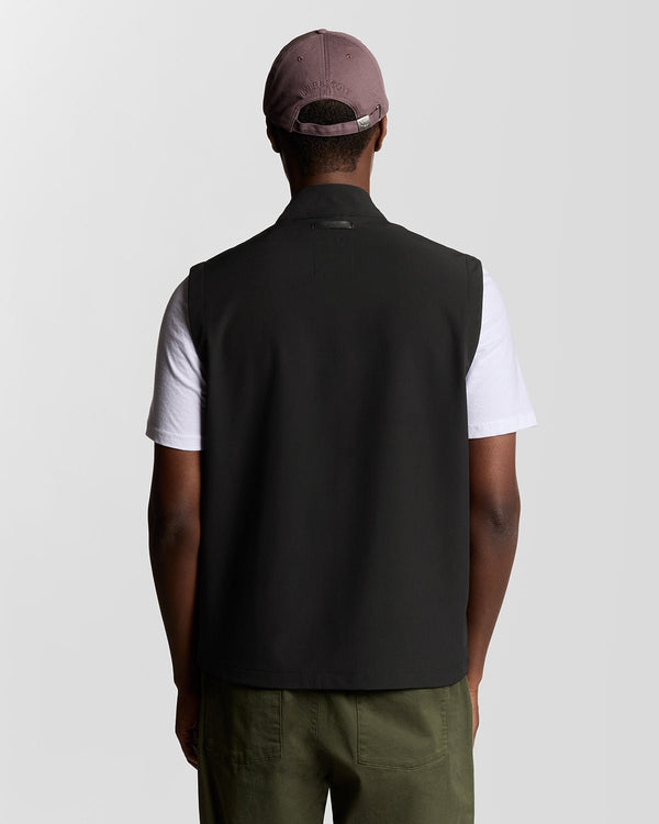 Lyle & Scott Technical Stretch Softshell Gilet Lacquer