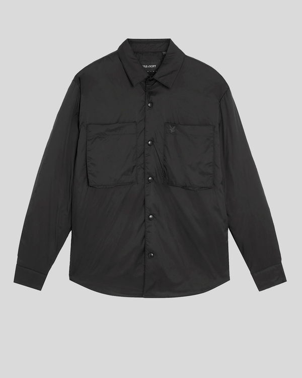 Lyle & Scott Water Resistant Insulated Overshirt Jet Black