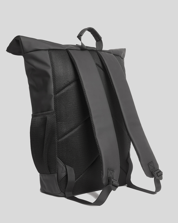 lyle & scott Water Resistant Rolltop Backpack Jet Black