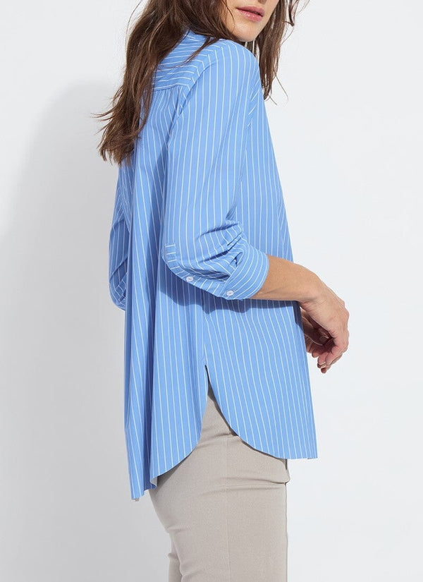 Lyssé 3/4 Sleeve Cropped Schiffer Fresh & Chic Stripe
