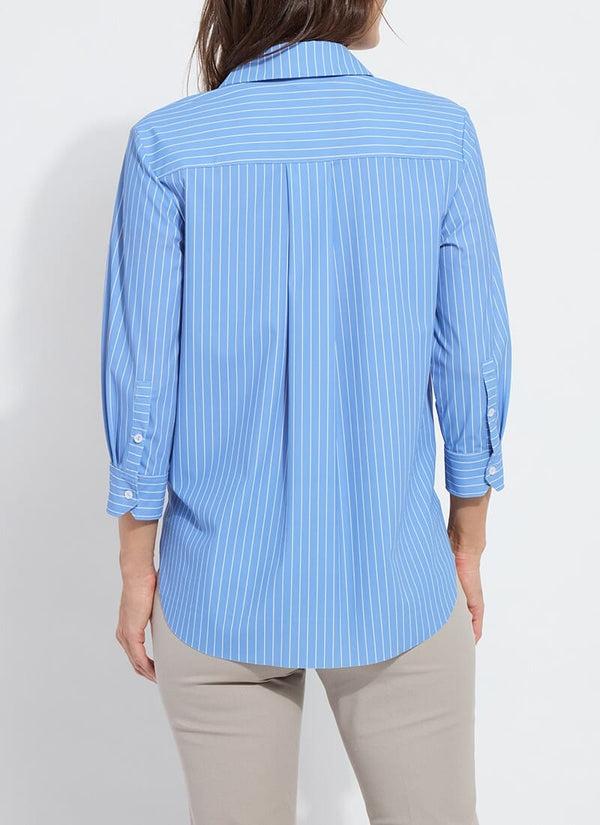 Lyssé 3/4 Sleeve Cropped Schiffer Fresh & Chic Stripe