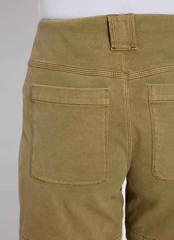 Lyssé Amira Denim Short (6" Inseam) Antique Wash Green