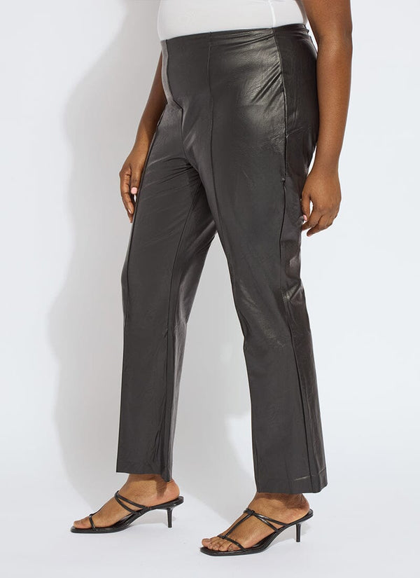 Lyssé Ankle Elysse Vegan Leather (Plus Size 27.5 Inseam) Whiskey