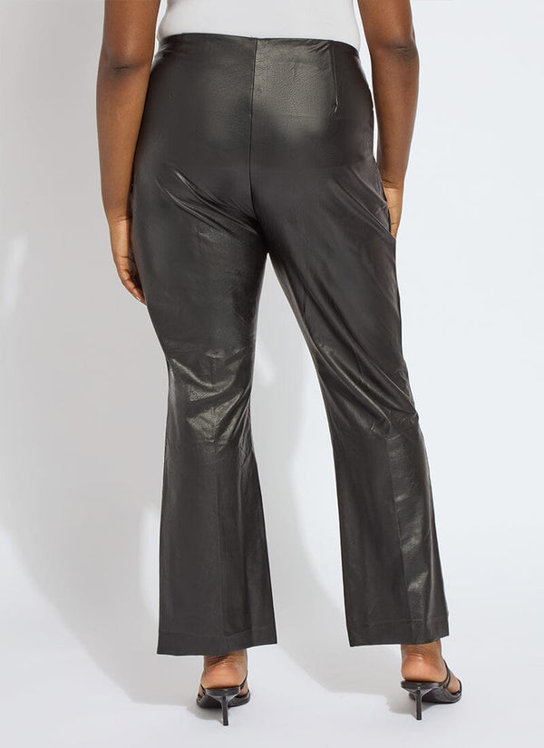 Lyssé Ankle Elysse Vegan Leather (Plus Size 27.5 Inseam) Whiskey