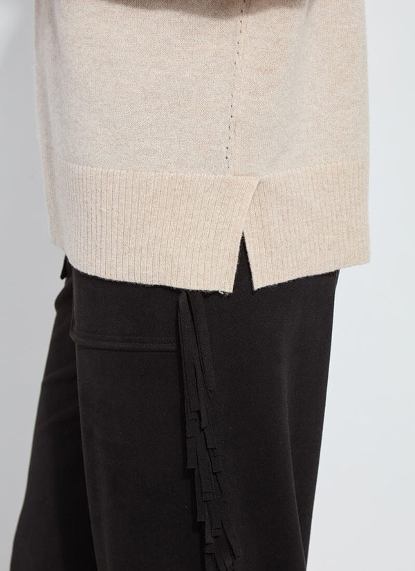 Lyssé Aveline Oversized Washable 100% Cashmere Sweater Oyster