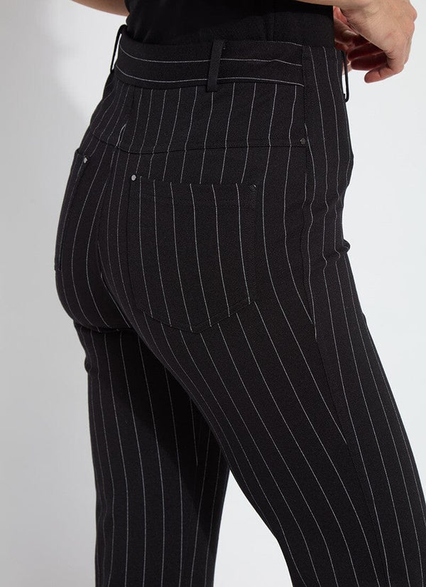 Lyssé Baby Boot Ankle Pant (27" Inseam) Soft Soothing Stripe