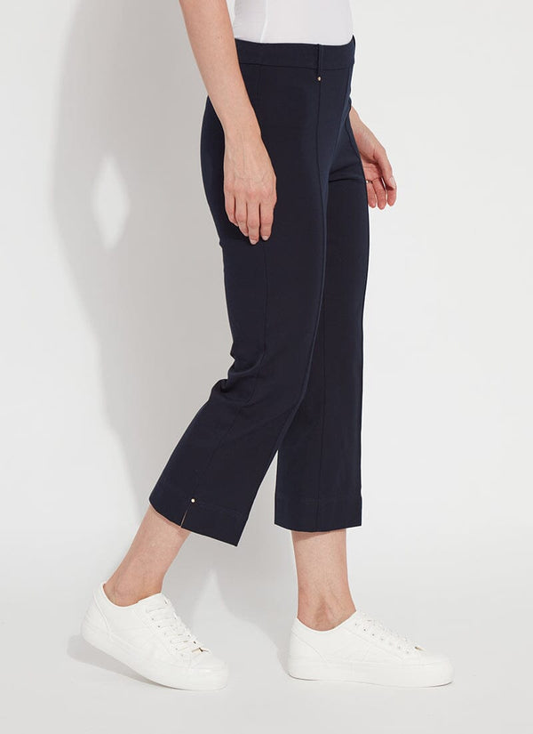 Lyssé Cropped Amanda Bootcut- Navy (25" Inseam) True Navy