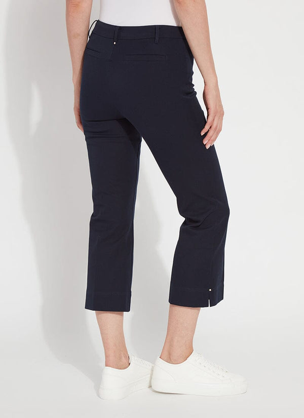 Lyssé Cropped Amanda Bootcut- Navy (25" Inseam) True Navy