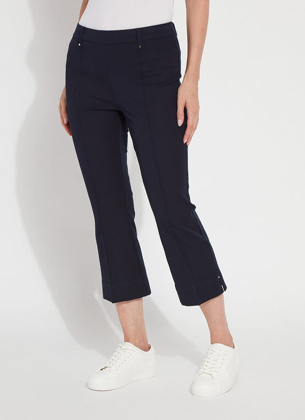 lyssé Cropped Amanda Bootcut- Navy (25" Inseam) True Navy