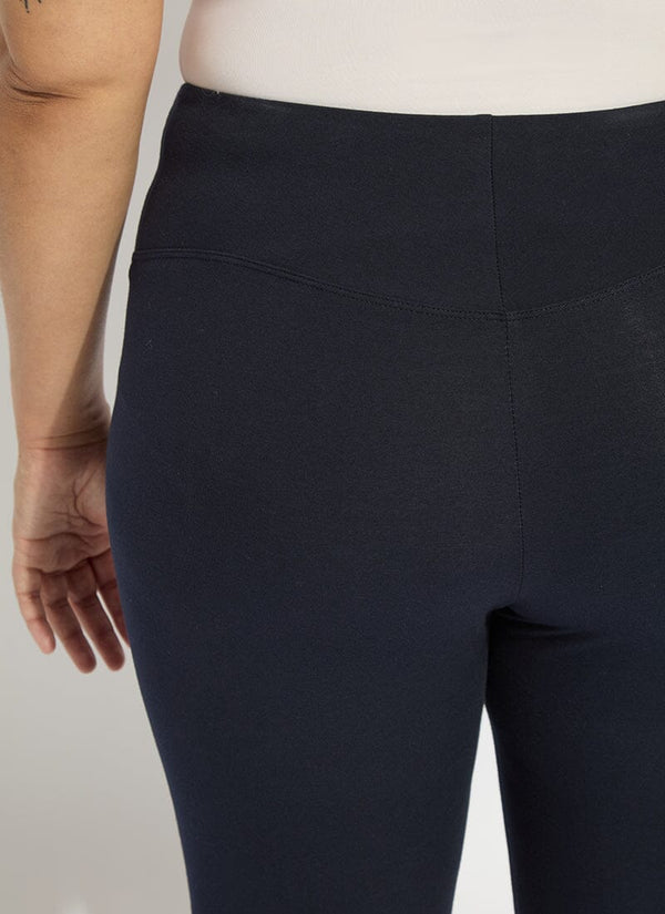 Lyssé Cropped Classic Cotton Legging - Midnight (Plus Size 21.5" Inseam) Midnight