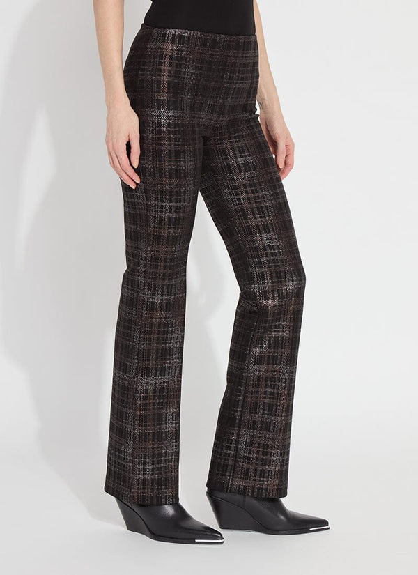 Lyssé Elysse Pant Neoprene (33" Inseam) Night Out Plaid
