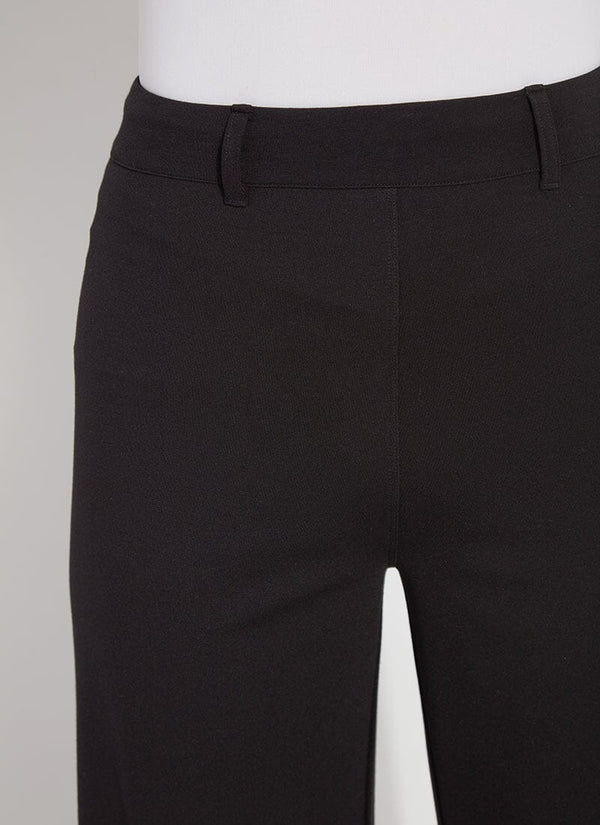 Lyssé Erin Wide Leg Ponte (Plus Size 28" Inseam) Black
