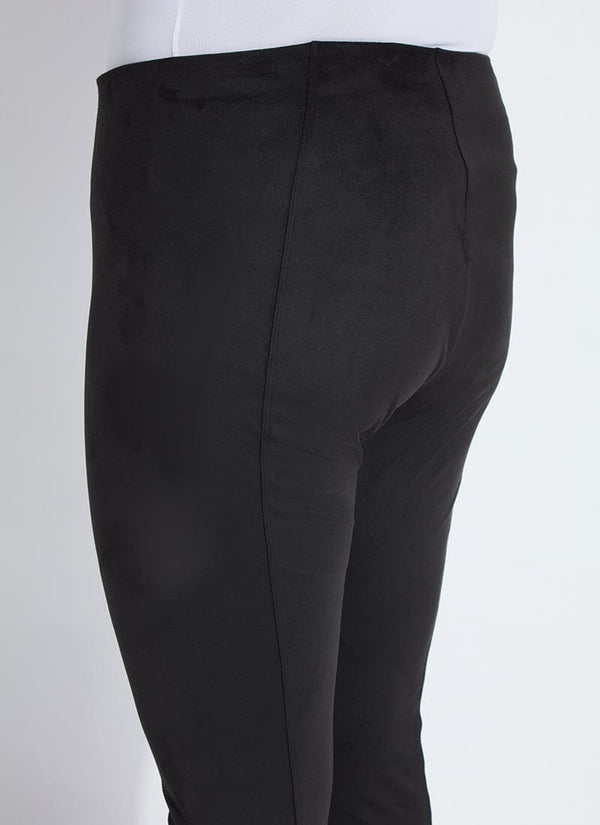 Lyssé Hi Waist Suede Legging (Plus Size 28.5" Inseam) Black