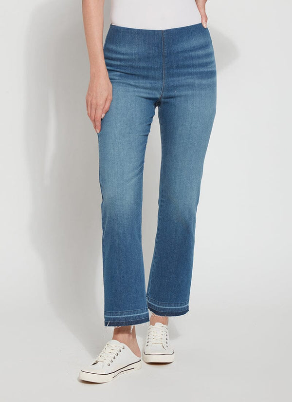 lyssé 'Holding Power' Premium Denim Baby Boot (27" Inseam) Indigo Black