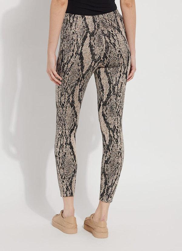 Lyssé Jacquard Laura Legging- Bisque Viper (28" Inseam) Bisque Viper
