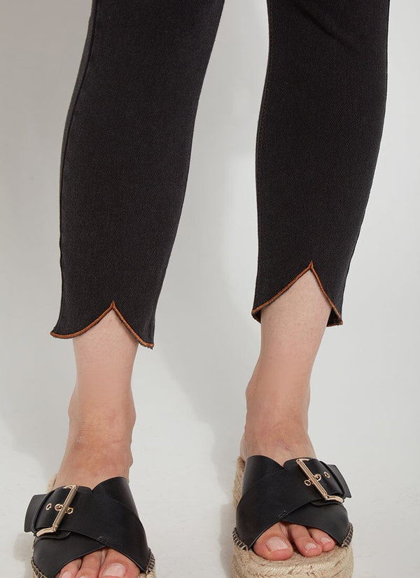 Lyssé Lynette Tulip Hem Denim W Pocket (25.5" Inseam) Pink Clay