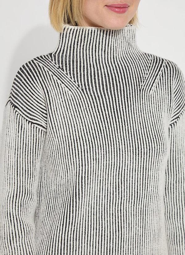 Lyssé Alia Cozy Rib Pullover Black