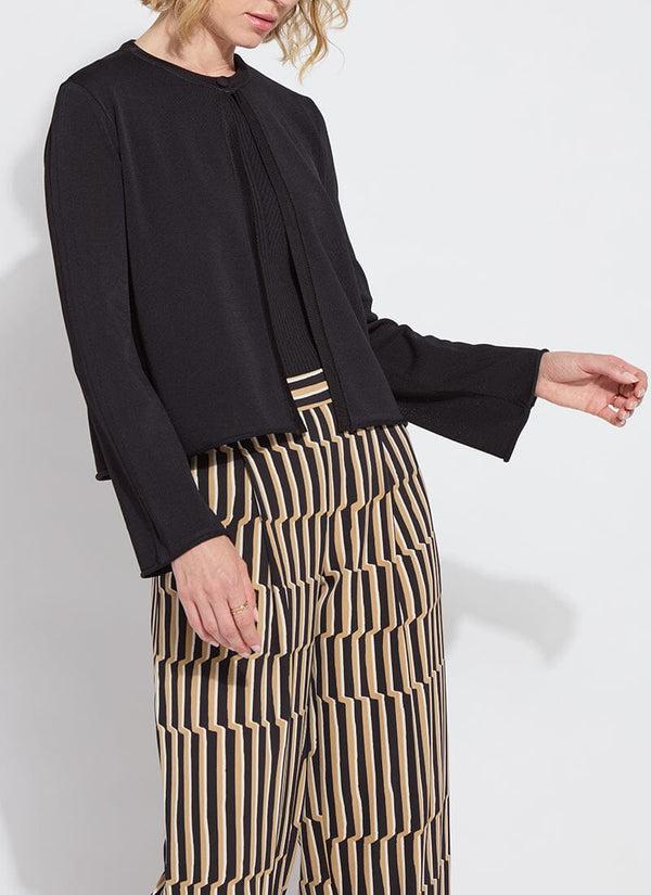 lyssé Allegra Feather Weight Duster Black