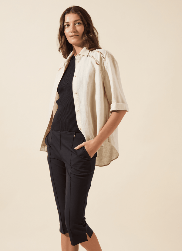 Lyssé Amanda Capri Pant (18.5" Inseam) Black