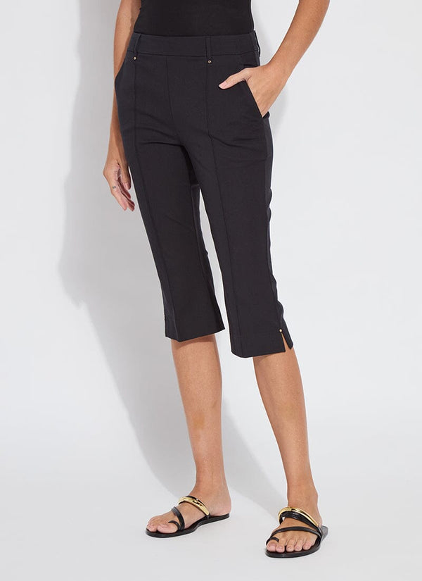 lyssé Amanda Capri Pant (18.5" Inseam) Black