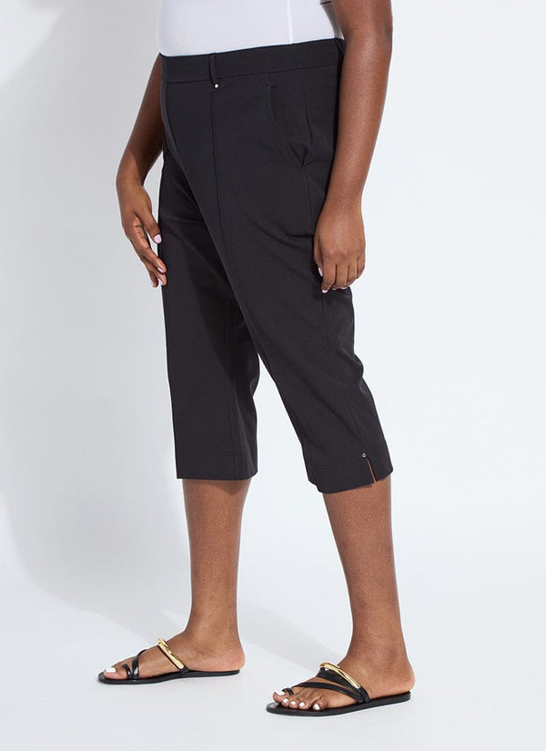 Lyssé Amanda Capri Pant (Curvy 18.5" Inseam) Black