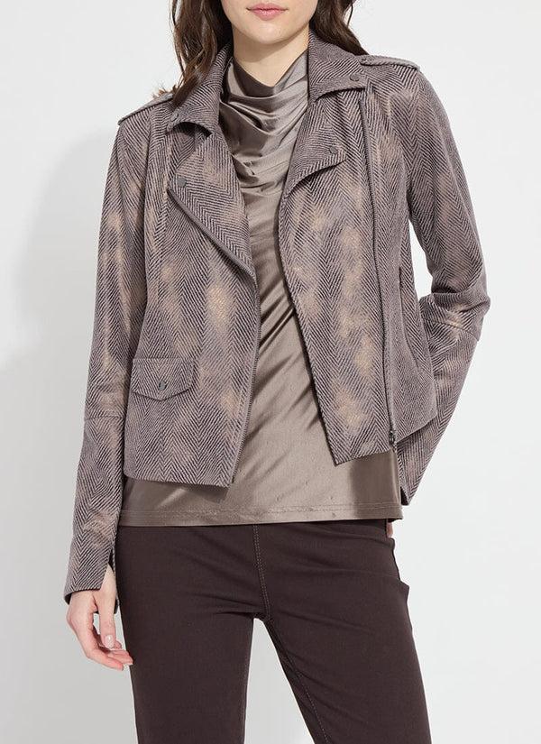Lyssé Amelia Moto Jacket Extra Ordinary Snake