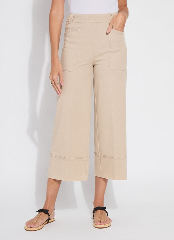 Lyssé Analia Wide Leg Denim (25" Inseam) Linen