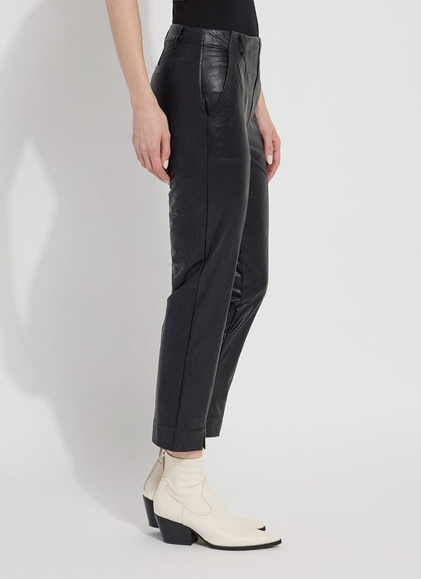 Lyssé Andrea Crop Vegan Trouser (26" Inseam) Black