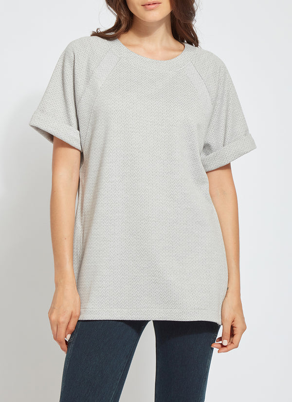 lyssé Andrea Top Heather Grey