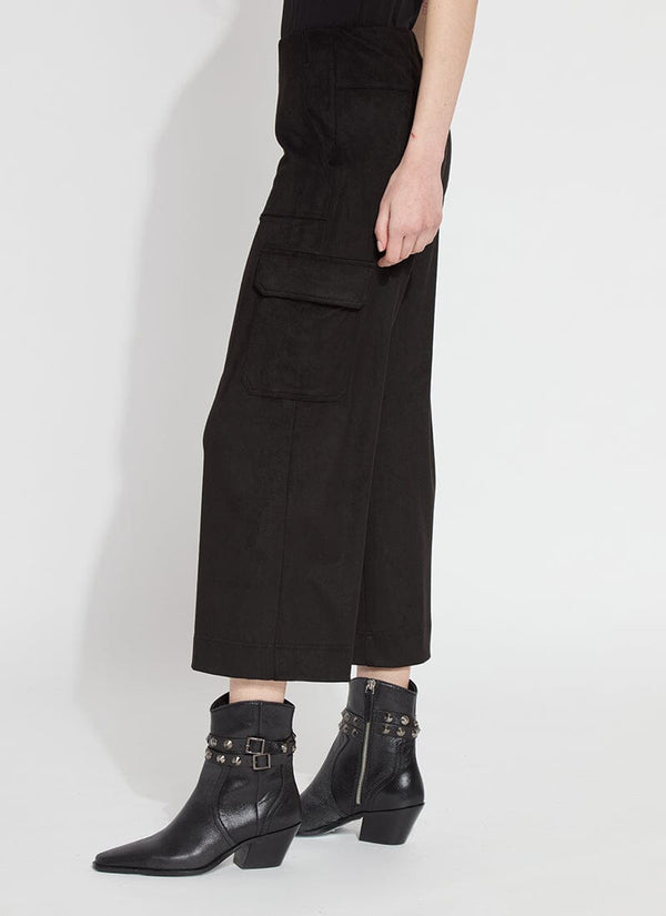 Lyssé Anita Cropped Cargo (25" Inseam) Black