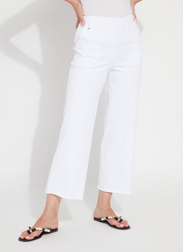 Lyssé Athena Wide Leg Crop (26" Inseam) Desert Tan