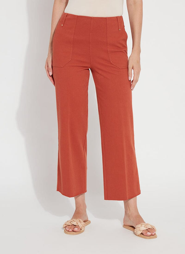 Lyssé Athena Wide Leg Crop (26" Inseam) Desert Tan