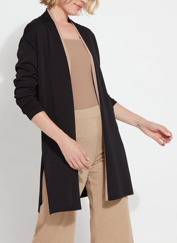 lyssé Avril Knit Duster Black