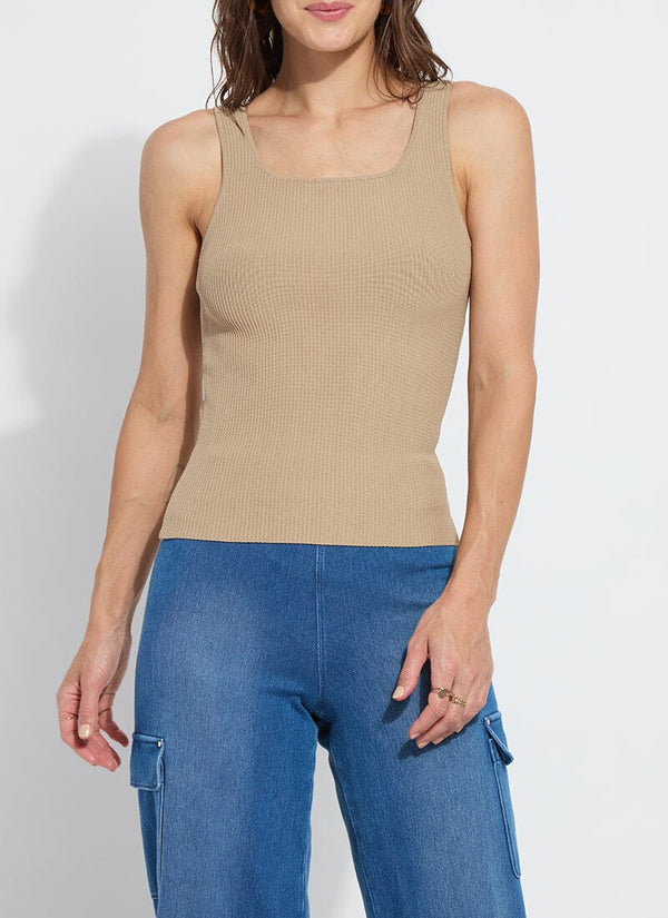 lyssé Avril Sculpting Tank Sandstone