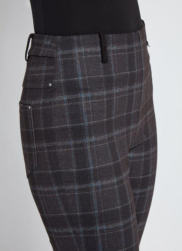 Lyssé Baby Boot Ankle Pant Bristol Plaid