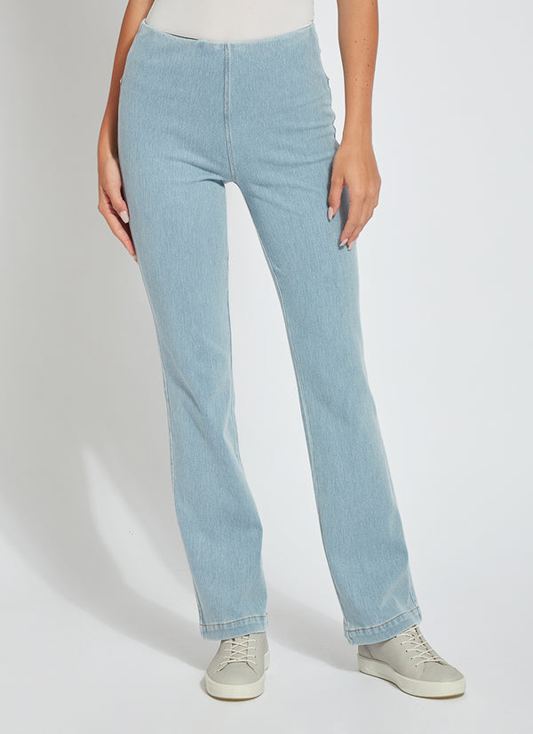 Lyssé Baby Bootcut Denim (32" Inseam) White