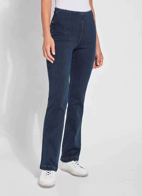 Lyssé Baby Bootcut Denim (32" Inseam) White