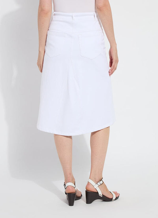 Lyssé Bellamy Denim Skirt White