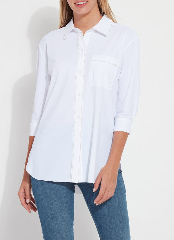 Lyssé Belynda Button Down White