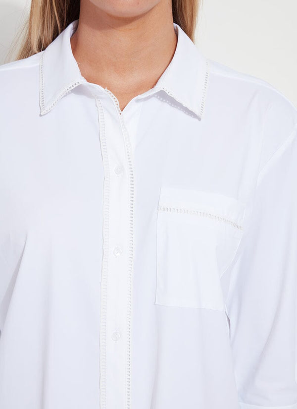 Lyssé Belynda Button Down White