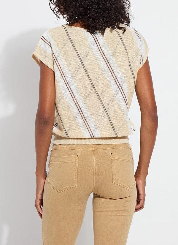 Lyssé Brielle Mesh Sweater Vest Light Layering