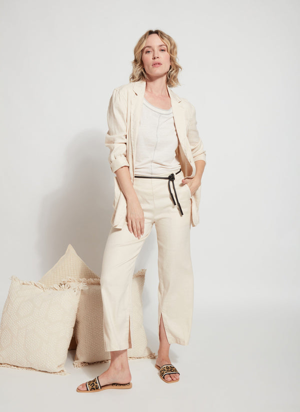 lyssé Brooke Linen Blazer Crisp Chino