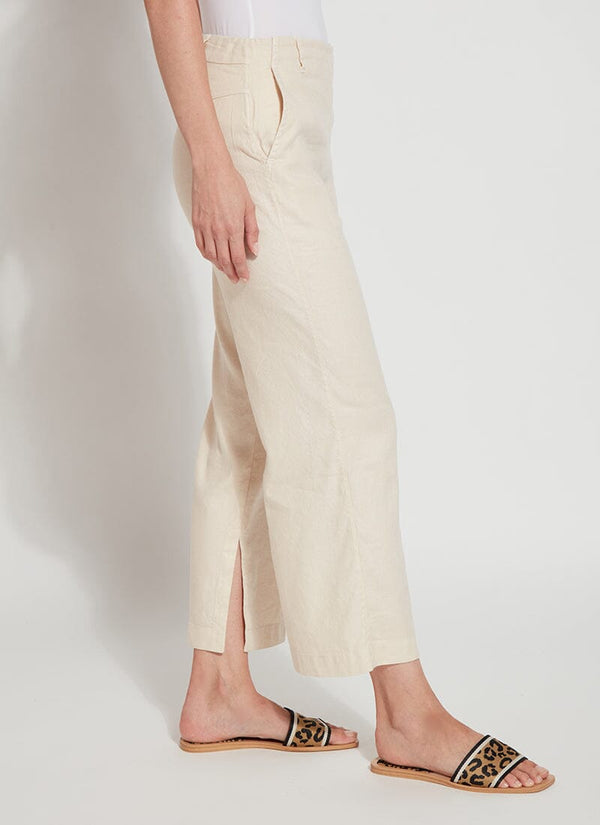 Lyssé Brooke Linen Pant Crisp Chino