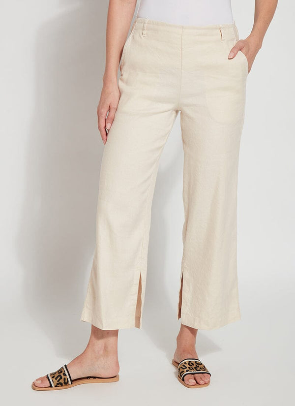 lyssé Brooke Linen Pant Crisp Chino