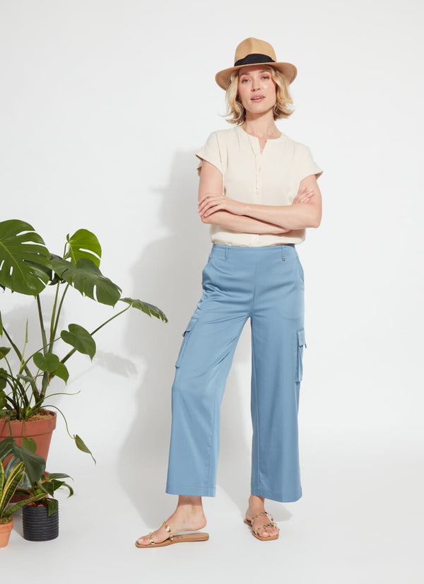 Lyssé Calypso Cargo Pant (27" Inseam) Tanned