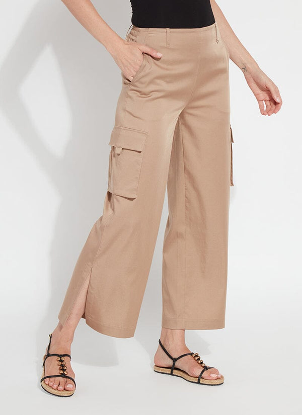 Lyssé Calypso Cargo Pant (27" Inseam) Tanned