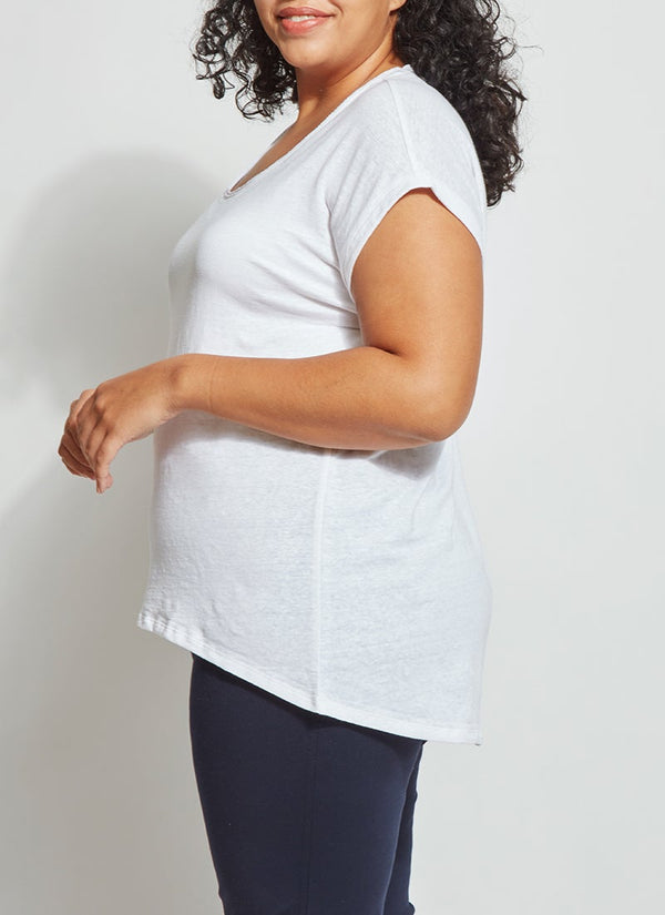Lyssé Classic Tee (Plus Size) White