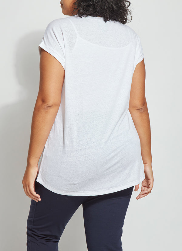 Lyssé Classic Tee (Plus Size) White