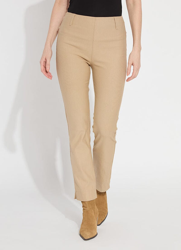 lyssé Coated Denim Straight Leg (28" Inseam) Nutshell