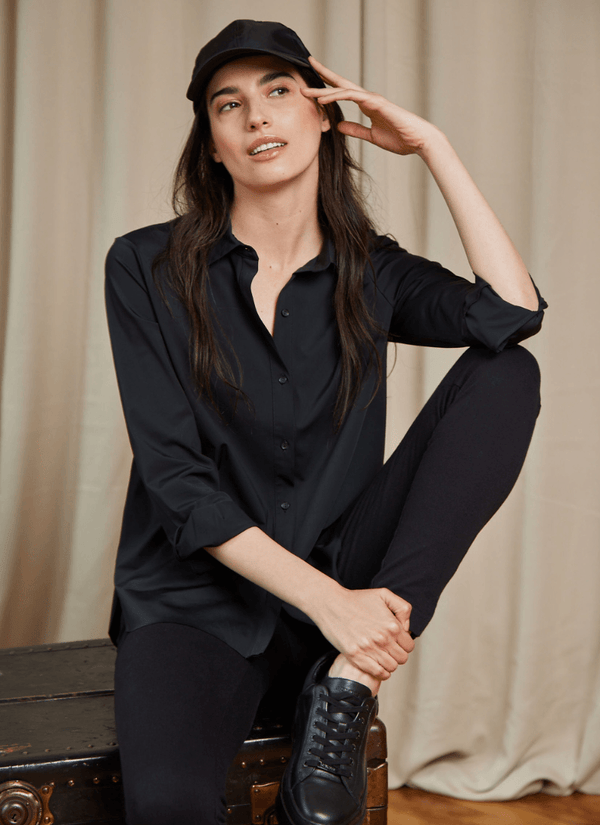 Lyssé Connie Button Down Black